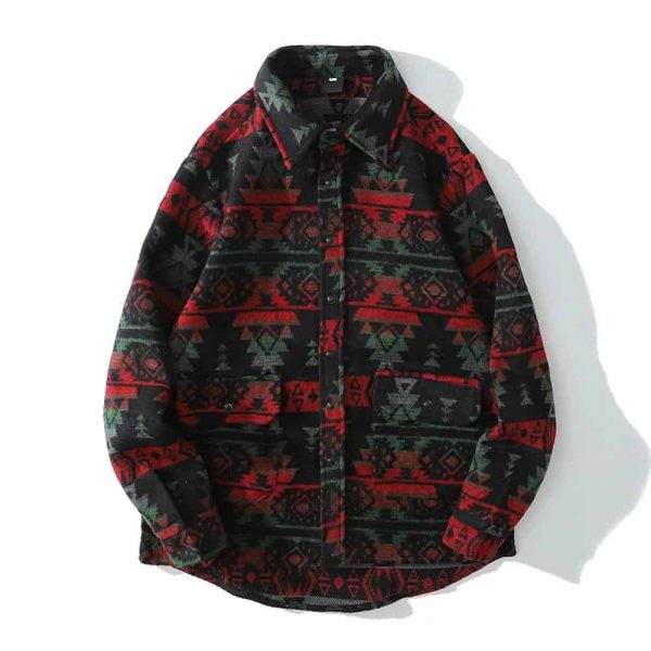 Aztec Flannel Shirt