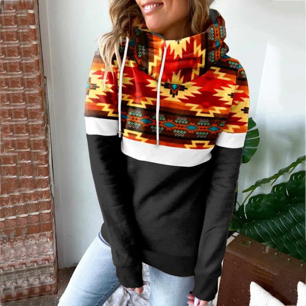 Aztec Poncho Hoodie