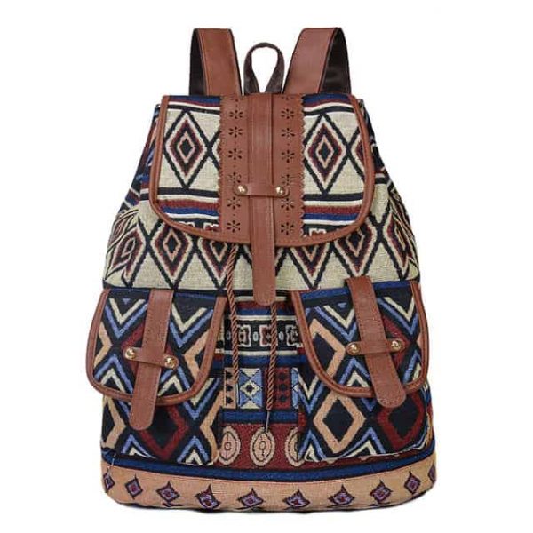 Pink Aztec Backpack