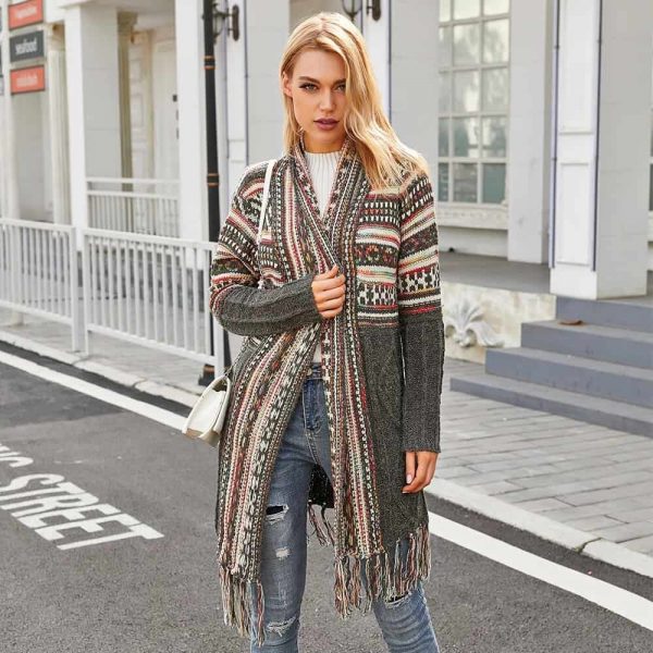 Aztec Cardigan For Women