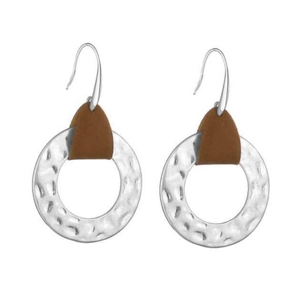 Aztec Hoop Earrings