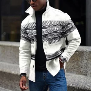 Aztec Bomber Jacket for Men