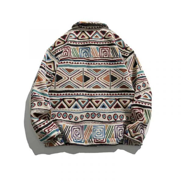 Aztec Pattern Jacket for Men