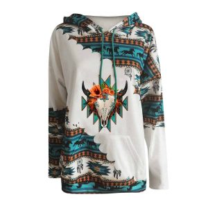 Aztec Geometric Hoodie