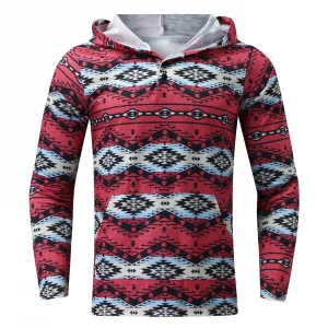 Aztec Zip Up Hoodie