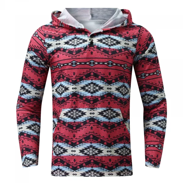 Aztec Zip Up Hoodie