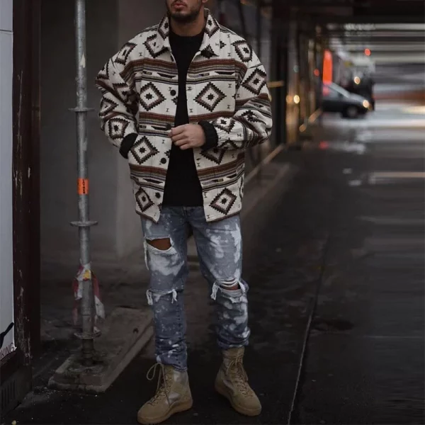 Retro Aztec Jacket