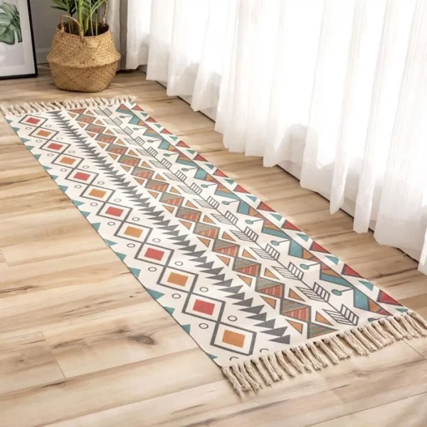 Yellow Aztec Rug