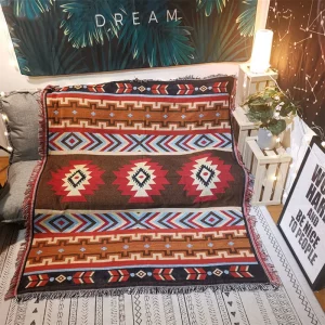 Brown Aztec Blanket