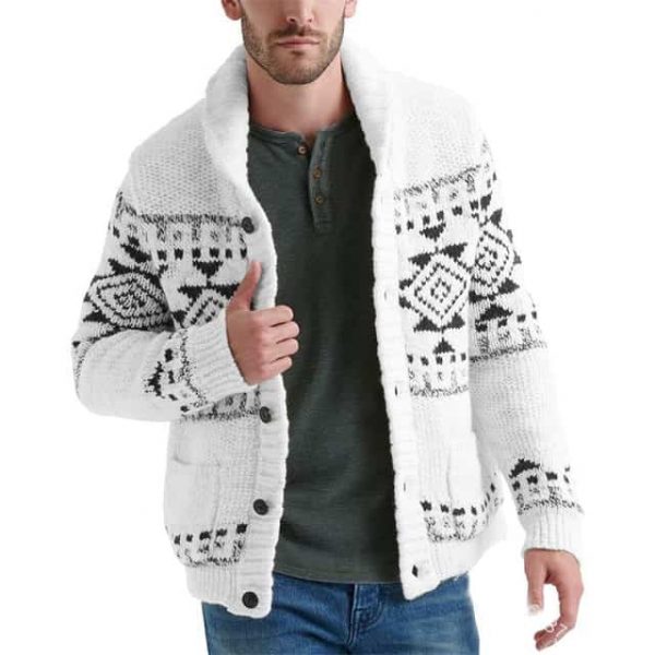 Aztec Wool Cardigan