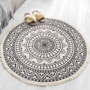 Round Aztec Rug