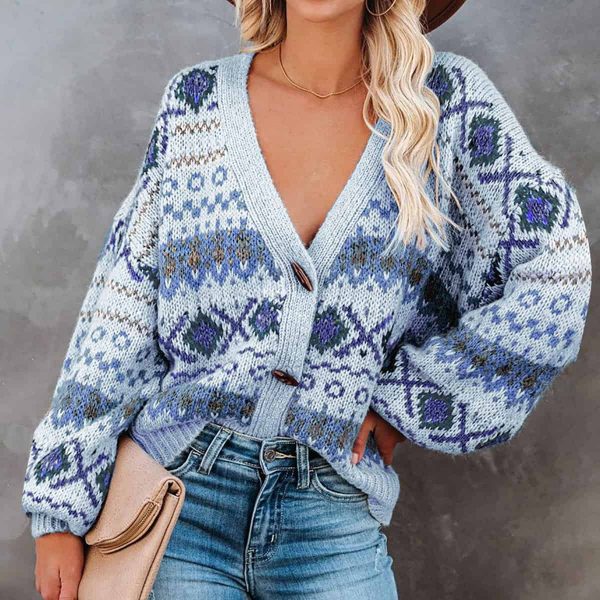 Aztec Duster Cardigan