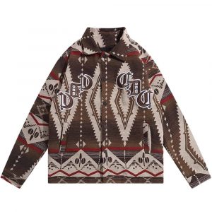 Aztec Shirt Jacket for Men