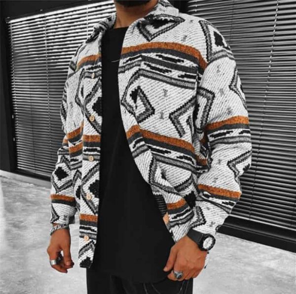 Oversized Aztec Jacket