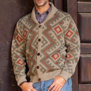 Aztec Shawl Cardigan