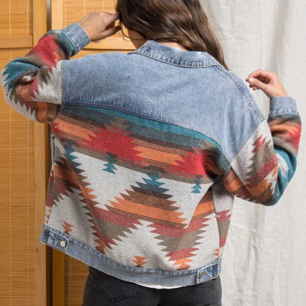 Aztec Jean Jacket