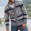 Chunky Aztec Cardigan