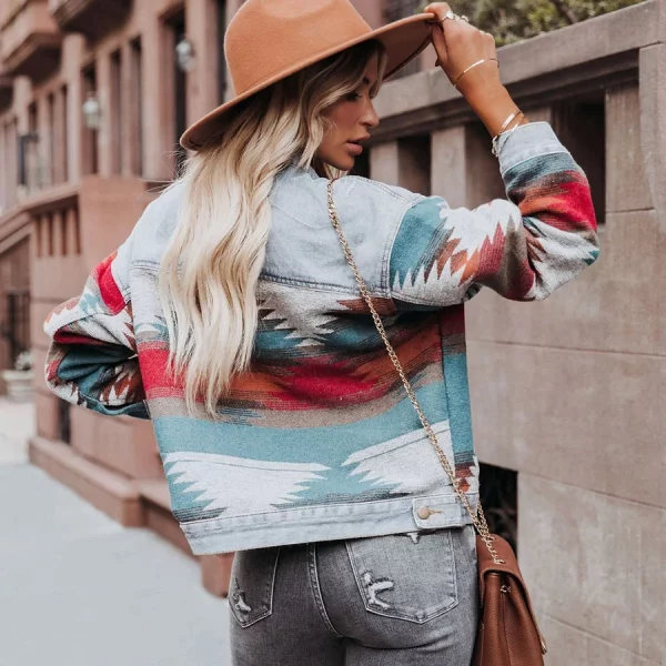 Aztec Denim Jacket