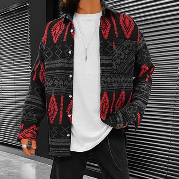 Aztec Button Up Jacket